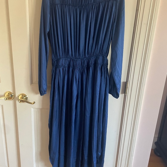 Elie Tahari Deep Blue Long Sleeve Dress - Picture 7 of 15